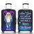 Fashion Zodiac Sign Girls Don't Wait For The Prince Traveling - Personalized Custom Luggage Cover