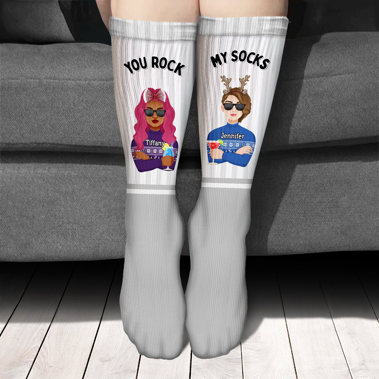 Custom Sublimation Socks, Athletic Socks, 3D Printing, Graduation Socks