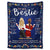 To My Bestie The Sister I Got To Choose - Gift For Bestie - Personalized Fleece Blanket