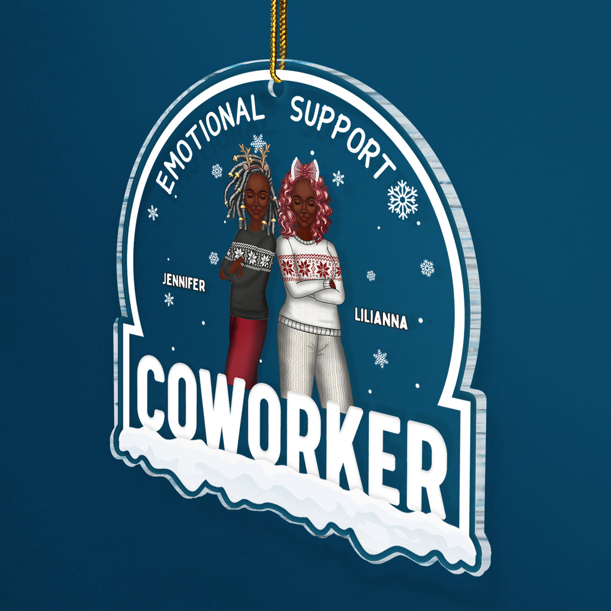 Emotional Support Coworker Vinyl Sticker, funny Coworker Gift, Coworke –  Neyastickershop