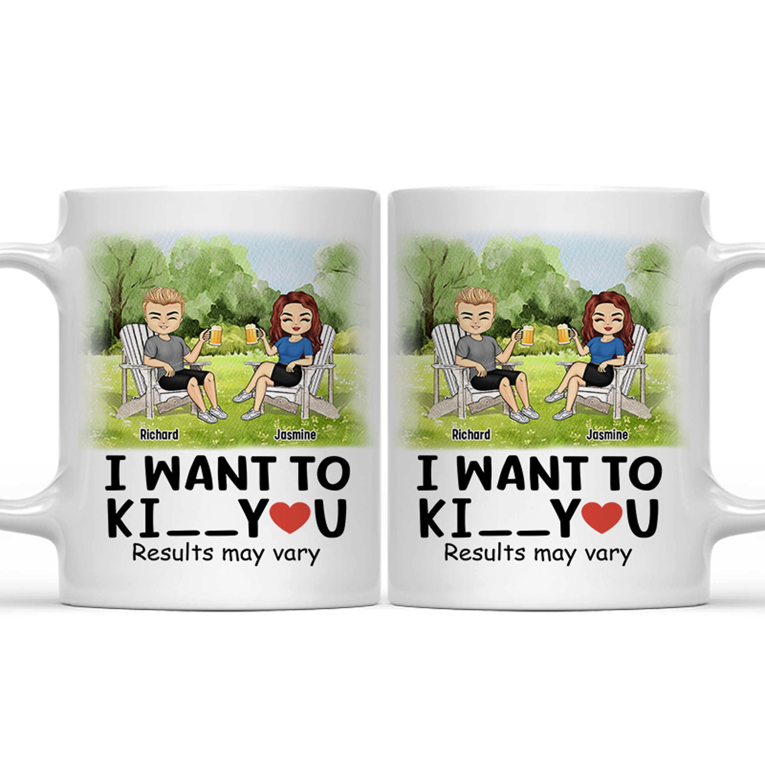 Results May Vary - Gift For Couples - Personalized Mug
