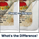 To My Badass Daughter - Gift For Women - Personalized Fleece Blanket, Sherpa Blanket