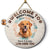 Custom Photo Welcome To My House - Gift For Pet Lovers - Personalized Wood Circle Sign