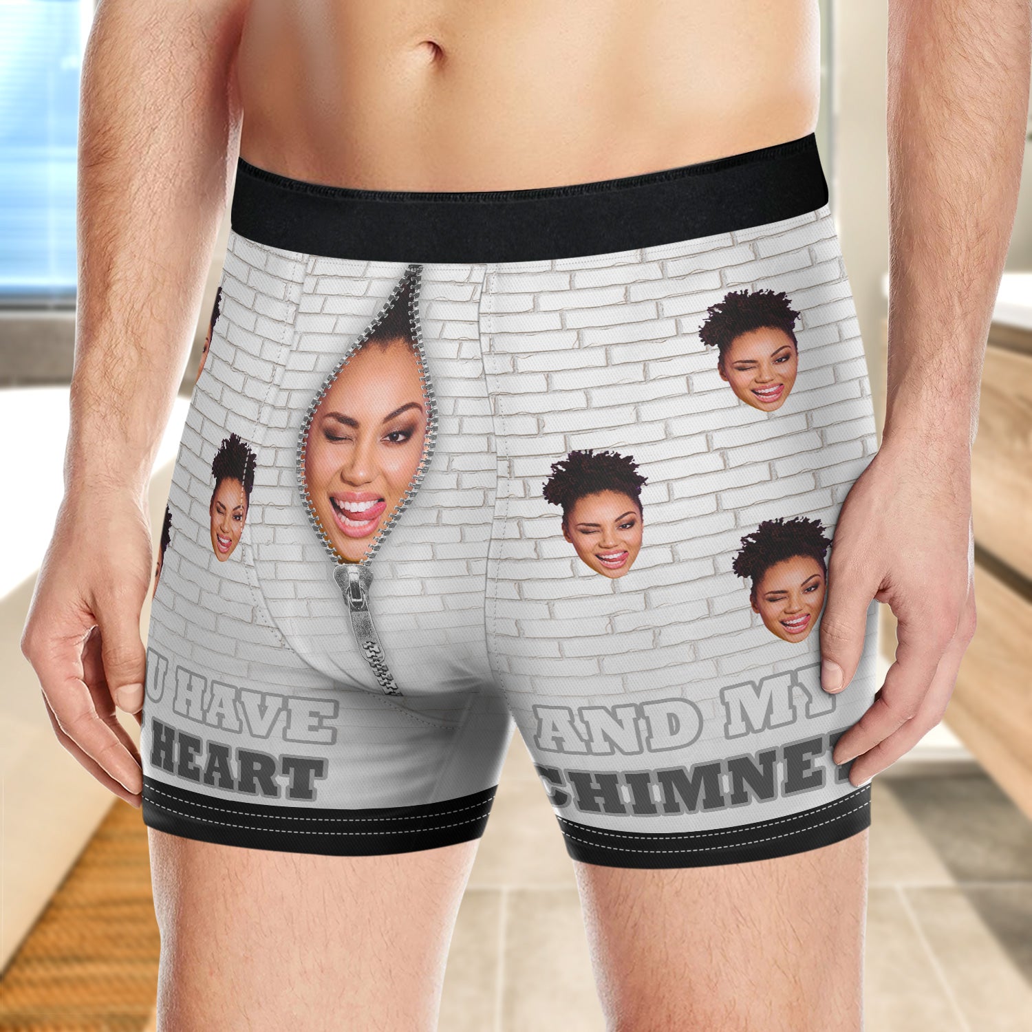 Custom Man's Underpants Personalized Boxer Briefs Printed with Girlfriend  Funny Face Photo Valentine's Day Romantic Gifts for Husband Boyfriend :  : Clothing, Shoes & Accessories