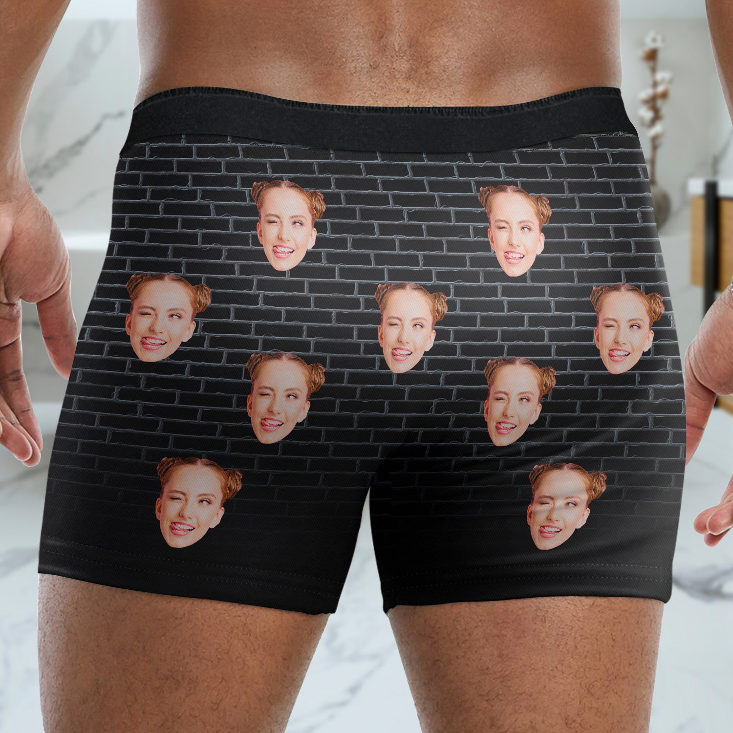 Custom Face Boxers Brief, Personalize Photo Boxers, Custom Men Underwear,  Best Birthday/wedding/anniversary Valentine's Day Gifts for Him BF 
