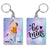 Cartoon Couple Kissing Be Mine - Gift For Couples - Personalized Acrylic Keychain