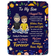 To My Daughter - Gift For Daughter - Personalized Fleece Blanket, Sherpa Blanket