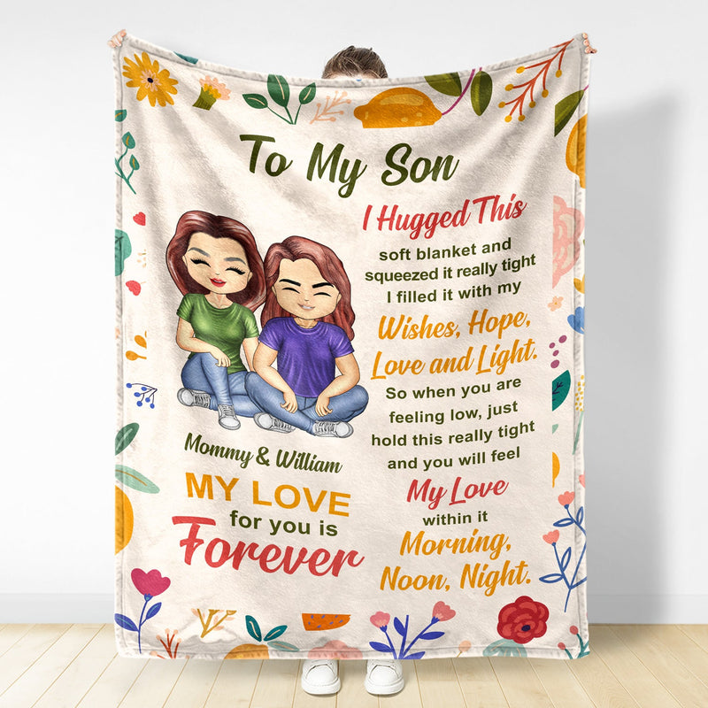 To My Daughter - Gift For Daughter - Personalized Fleece Blanket, Sherpa Blanket