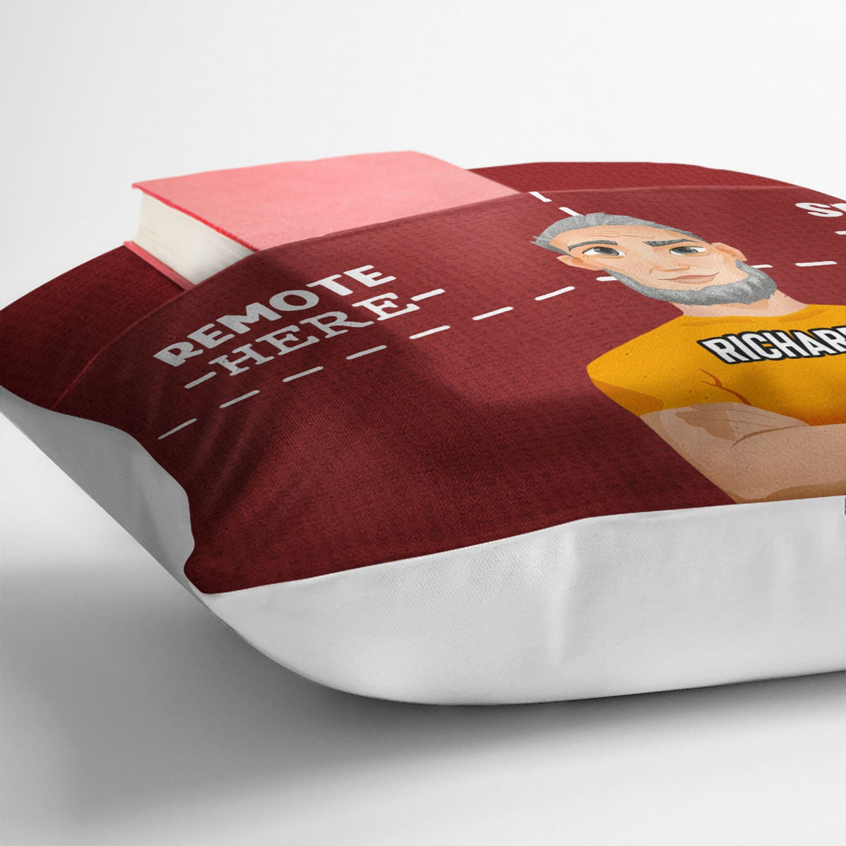 Dad's Spot Don't Get Too Comfortable - Gift For Father - Personalized Pocket Pillow