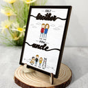 First Brother Now Uncle - Gift For Uncle - Personalized 2-Layered Wooden Plaque With Stand