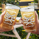Best Dad Grandpa Ever - Personalized Beer Glass