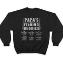Papa's Fishing Buddies - Personalized T Shirt