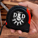 Best Dad Ever Hand Punch - Personalized Tape Measure