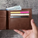 Best Dad Grandpa Ever - Personalized Leather Wallet