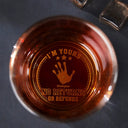 Aucun retour ni remboursement - Verre à whisky gravé personnalisé