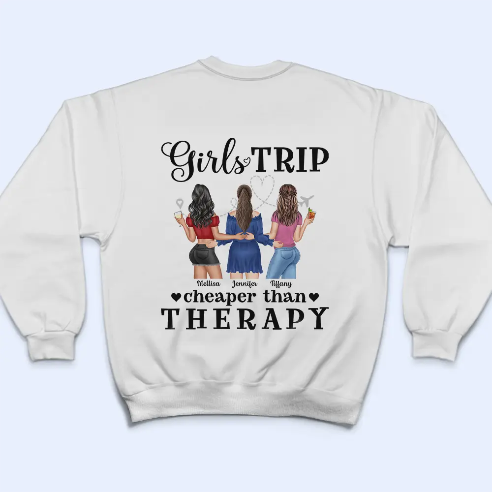 Summer Girls Trip Cheaper Than Therapy - Personalized T Shirt
