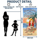 Sunrise Sunburn Sunset Repeat - Personalized Beach Towel