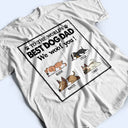 To The World's Best Dog Dad Dog Mom - Personalized T Shirt
