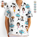 Custom Photo Best Dad Ever Kids Dog Cat - Personalized Hawaiian Shirt