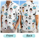 Custom Photo Best Dad Ever Kids Dog Cat - Personalized Hawaiian Shirt