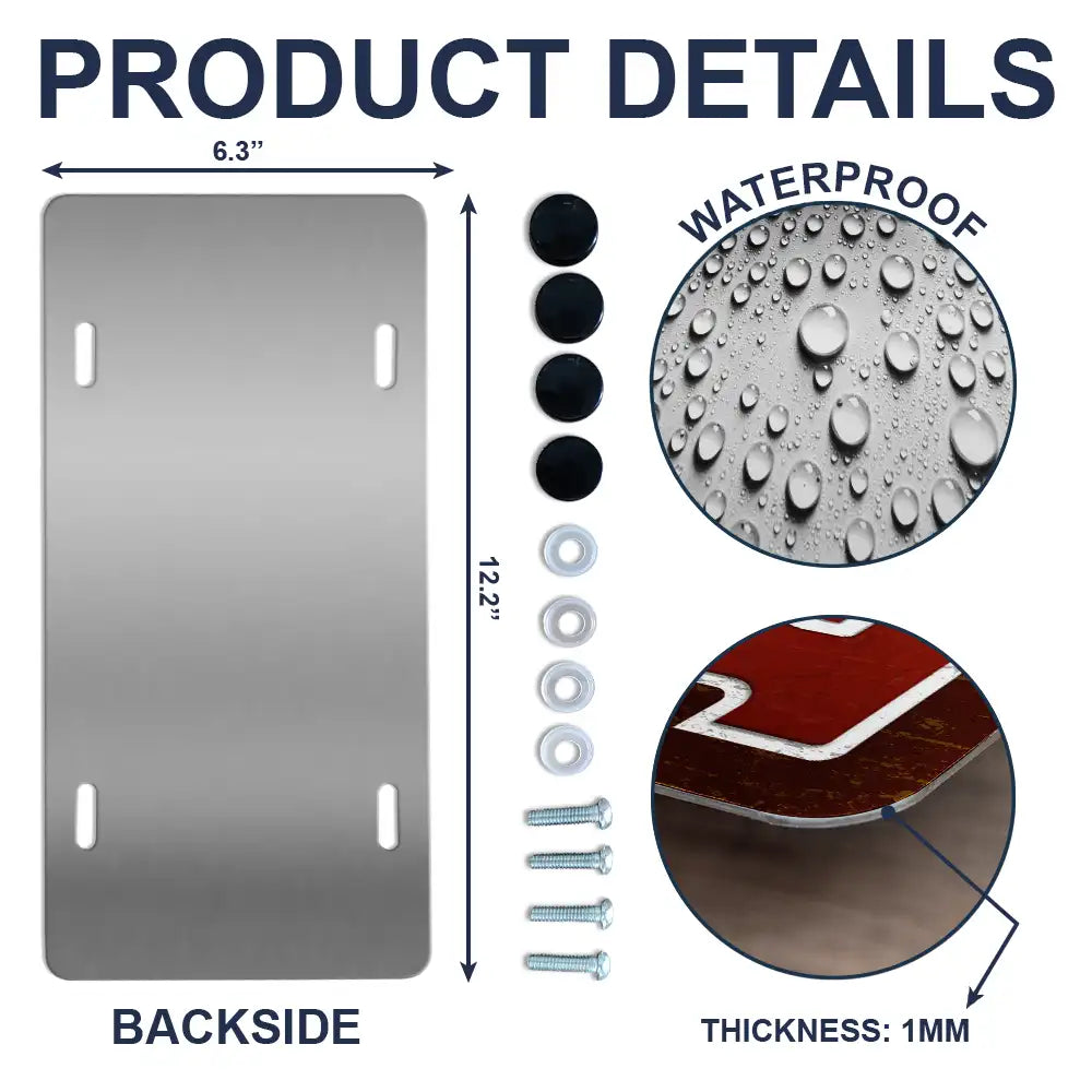 BE5T D4D - Personalized License Plate