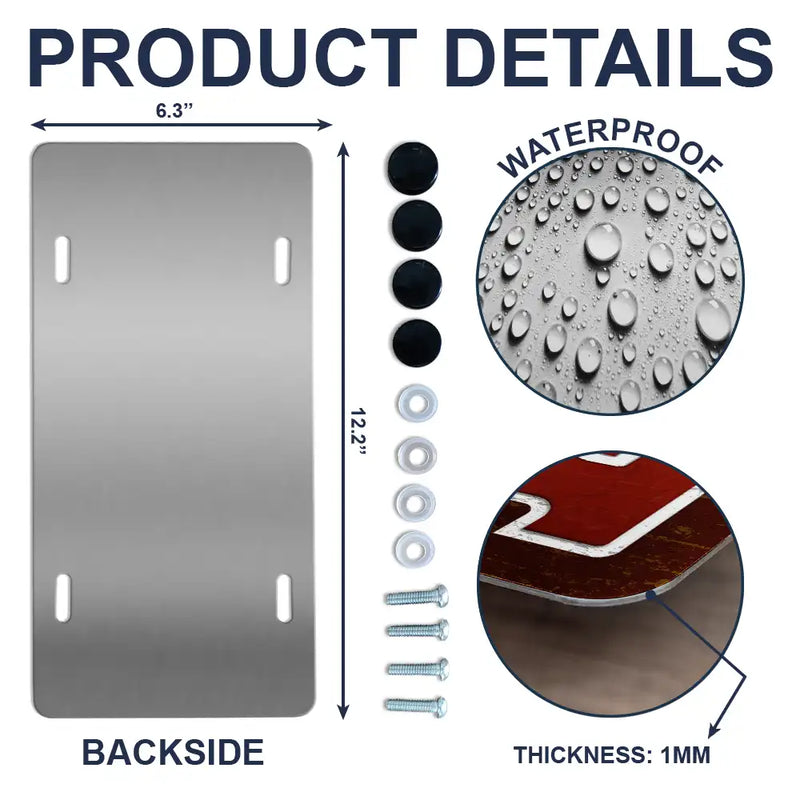 BE5T D4D - Personalized License Plate