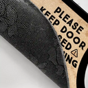 Funny Cats Planning Escape - Personalized Doormat