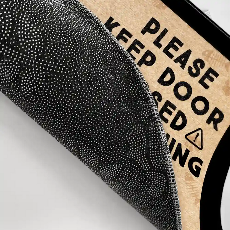 Funny Cats Planning Escape - Personalized Doormat