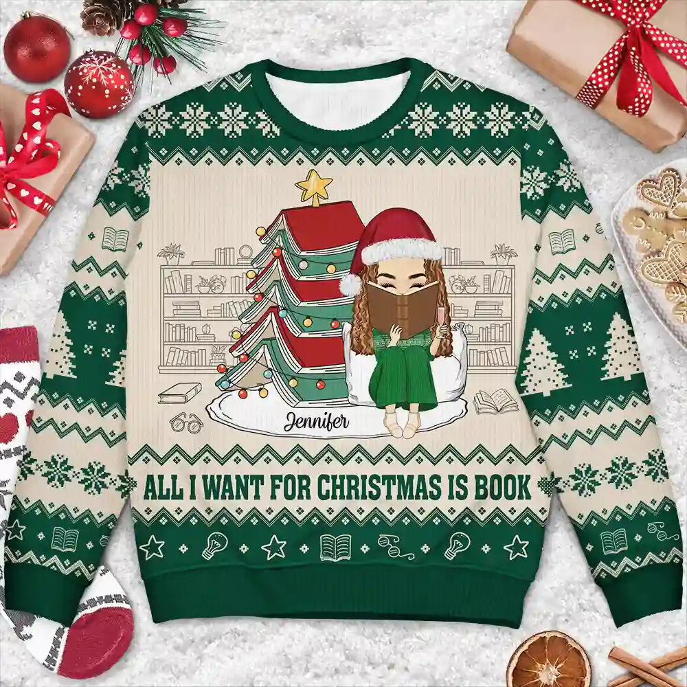 Tous réservés pour Noël - Pull moche unisexe personnalisé 