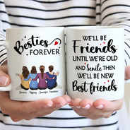 Nos souvenirs sont innombrables, notre amitié est sans fin - Mug personnalisé 
