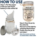 I Love You Forever & Always - Personalized Mason Jar Light