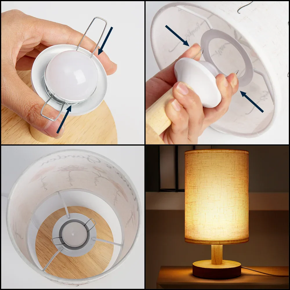 Mom We Hope Every Time You Light This Up - Personalized Fabric Lamp