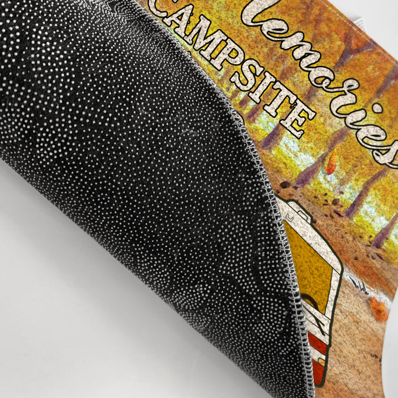 Fall Camping Making Memories One Campsite At A Time - Personalized Custom Doormat
