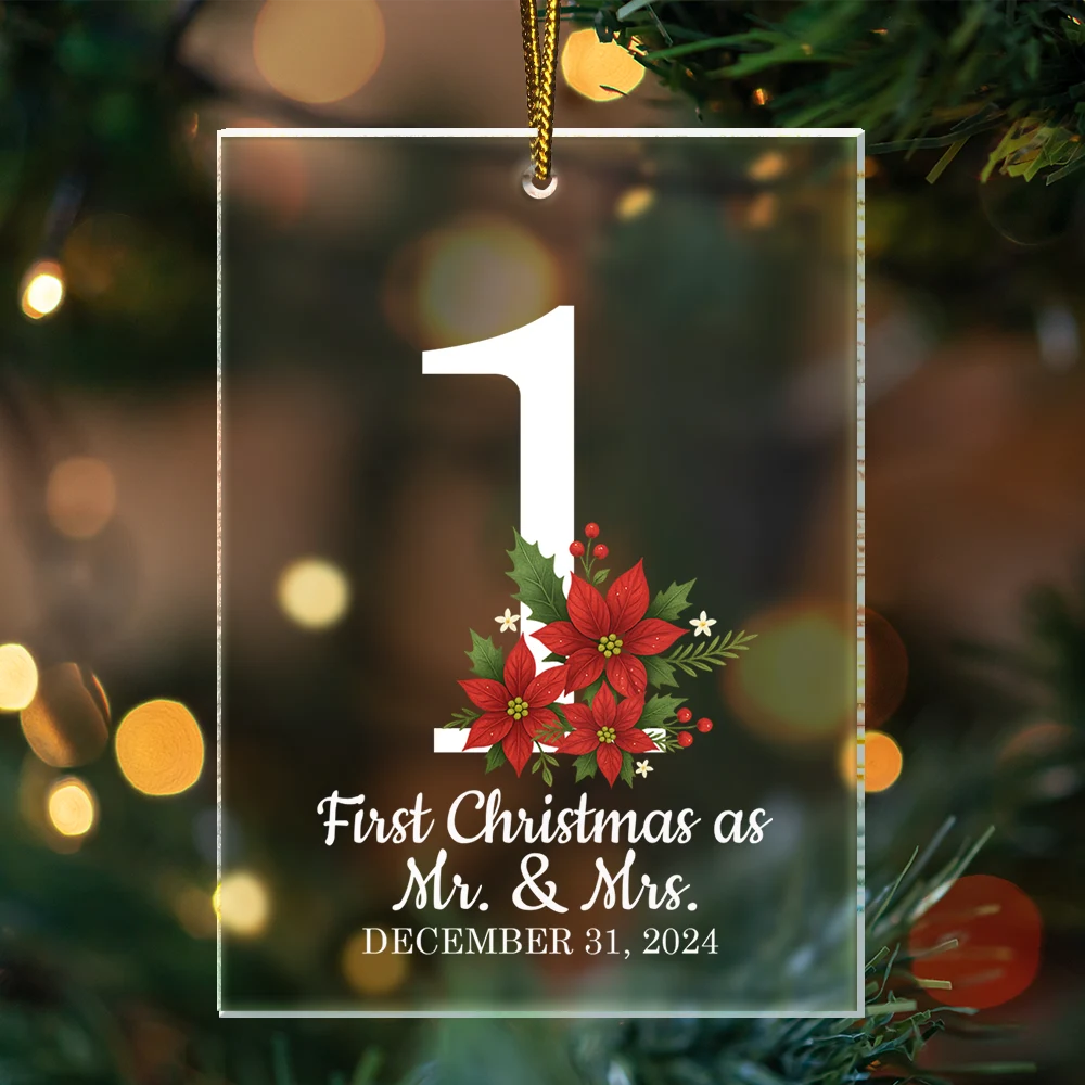 Gift For Couples,Gift For Husband,Gift For Wife,Gift For Boyfriend,Gift For Girlfriend,Family,Love - Family Our Love Keepsake - Personalized Custom Shaped Acrylic Ornament