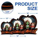 Halloween,Family,Funny - Family Costume Happy Halloween - Personalized Custom Shaped Wood Sign