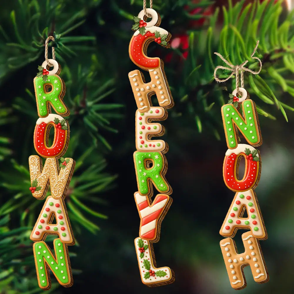 thumbnail image 2 of Family Couple Best Friend - Personalized Custom Shaped Wooden Ornament 2 of 5