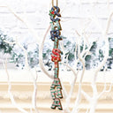 Family, Gift For Couples, Gift For Yourself, Happy - Family Couple Bestie Knitted Effect Name - Personalized Custom Shaped Wooden Ornament