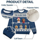 Christmas,Family,Pet Lovers - Family Is The Greatest Gift - Personalized Unisex Ugly Sweater