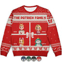 Christmas,Family,Pet Lovers - Family Is The Greatest Gift - Personalized Unisex Ugly Sweater