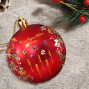 Christmas,Love,Gift For Sisters - Family Sisters Are Different Flowers From The Same Garden - Personalized Ball Ornament