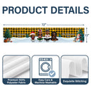 Family, Parents, Gift For Grandparents, Happy, Christmas,Top Market-Family Sitting Christmas Plaid Pattern - Personalized Table Runner