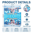 Happy, Family, Christmas - Family Snowman - Personalized Mailbox Cover