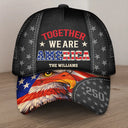 Gift For Couples,Gift For Husband,Gift For Wife,Gift For Boyfriend,Gift For Girlfriend,Parents,Gift For Yourself,Gift For Women,Gift For Men,Gift For Mother,Gift For Father,Gift For Daughter,Gift For Son,Family,Independence Day,America 250th,Happy - Family Together We Are America 250 - Personalized Mesh-back Casual Cap