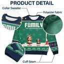 Christmas,Family,Happy - Family Unbreakable Bond - Personalized Unisex Ugly Sweater