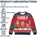 Christmas,Family,Happy - Family Unbreakable Bond - Personalized Unisex Ugly Sweater