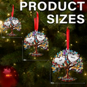 Family, Christmas, Love - Family Unbreakable Bond Tree Of Life - Personalized Metal Ornament