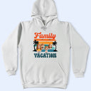 Family, Parents, Gift For Kids, Happy, Summer - Family Vacation 3D Effect - Personalized T Shirt