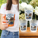 Family,Summer,Outdoor Decor,Lake,Icon,Happy - Family Welcome To Our Lake House - Personalized Frosted Cups