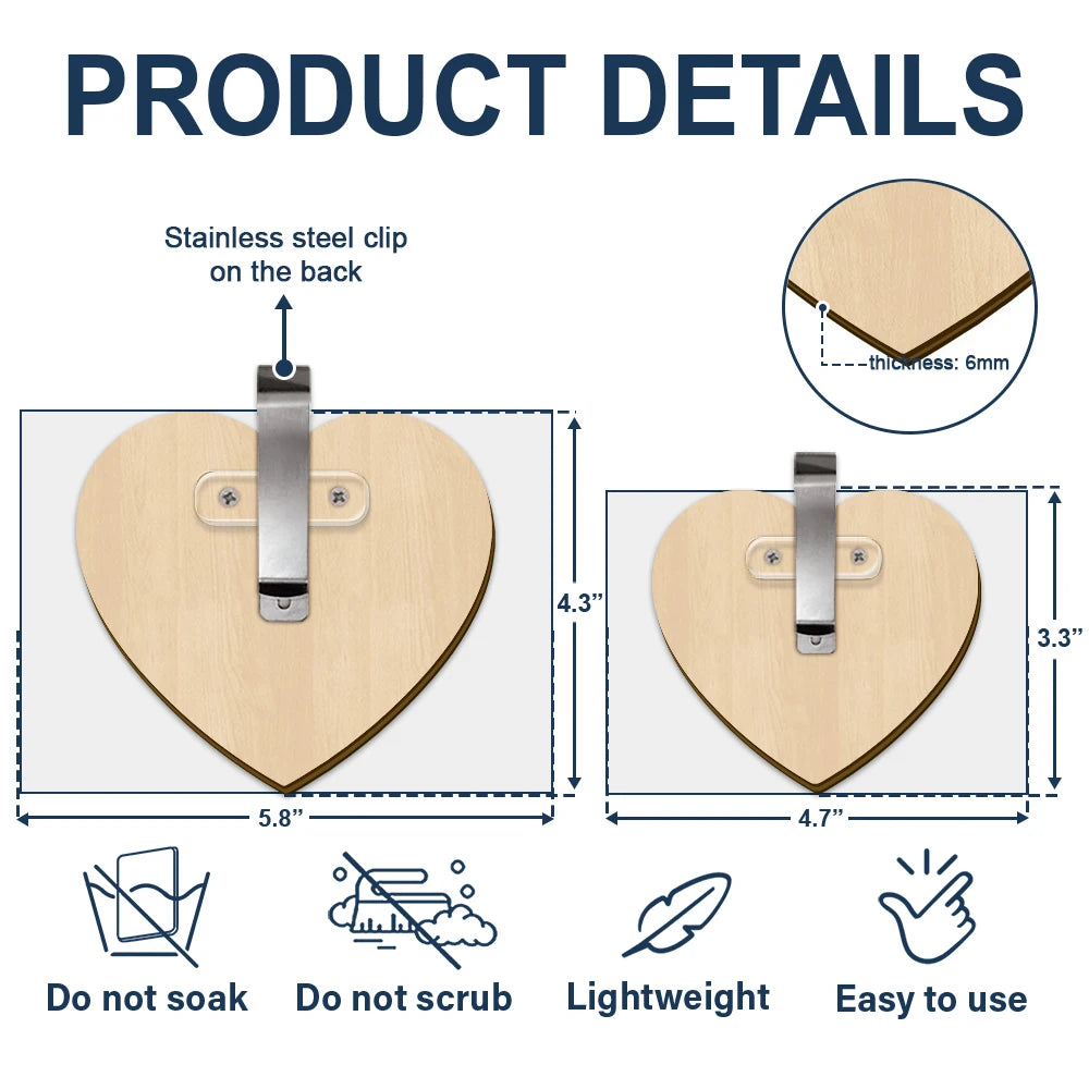 Family, Memorial, Sad - Family Where Life Begins And Love Never Ends - Personalized Custom Shaped Car Visor Clip