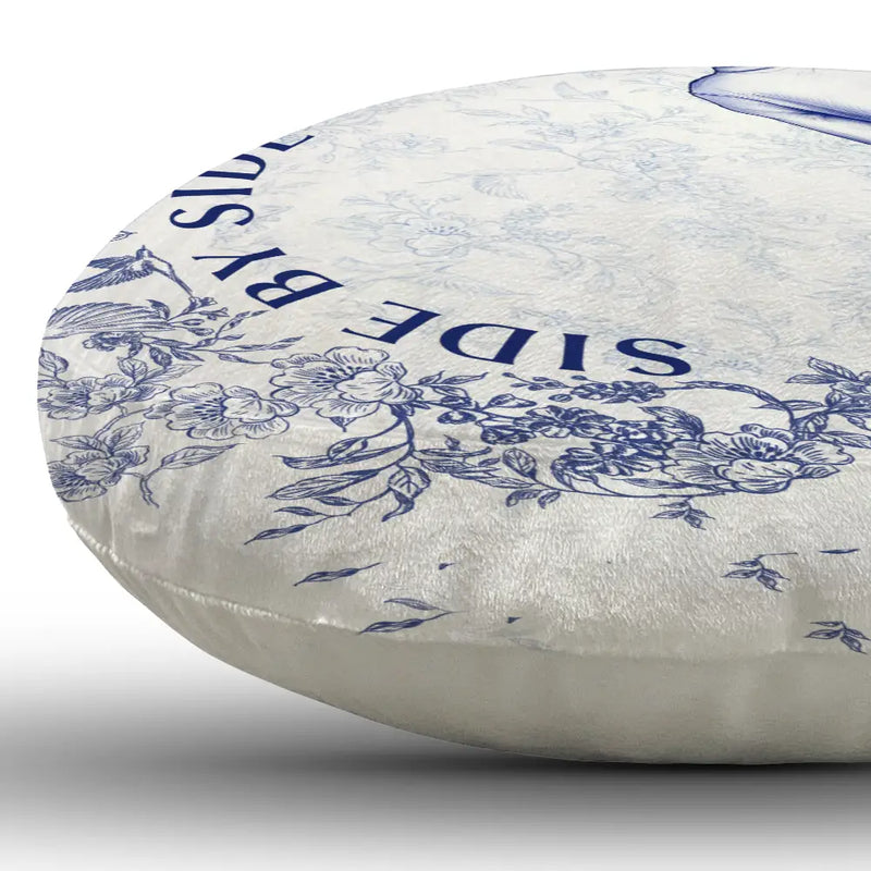 Family,Gift For Men,Gift For Women,Gift For Husband,Gift For Wife,Gift For Mother,Gift For Father,Gift For Grandpa,Gift For Grandma,Gift For Grandparents,Long Distance,Love,Christmas - Family Will Always Be Connected By Heart - Personalized Heart Shaped Pillow